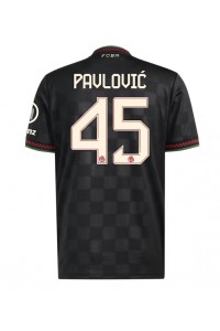 Bayern Munich Aleksandar Pavlovic #45 Jalkapallovaatteet Kolmaspaita 2025-26 Lyhythihainen